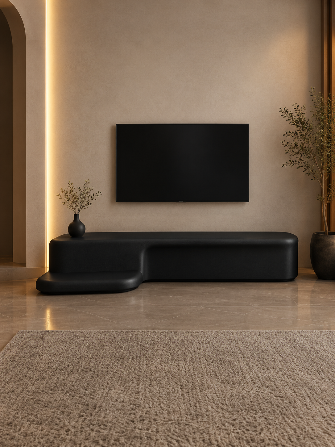 میز Tv مینیمال  پینترستی  مدل آتوسا